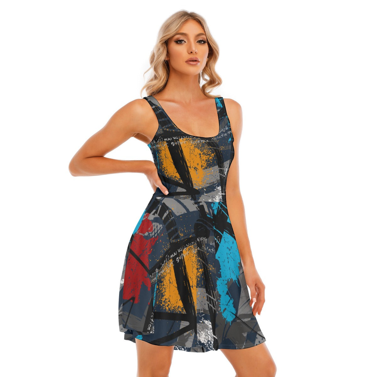 All-Over Print Women's Tank Vest Dress