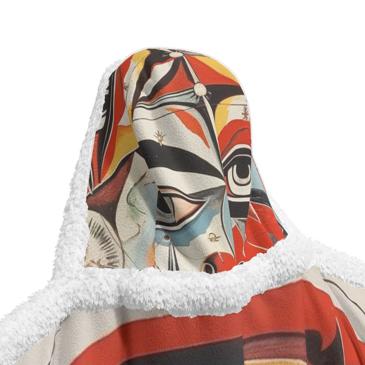 All-Over Print Unisex Wearable Hooded Blanket