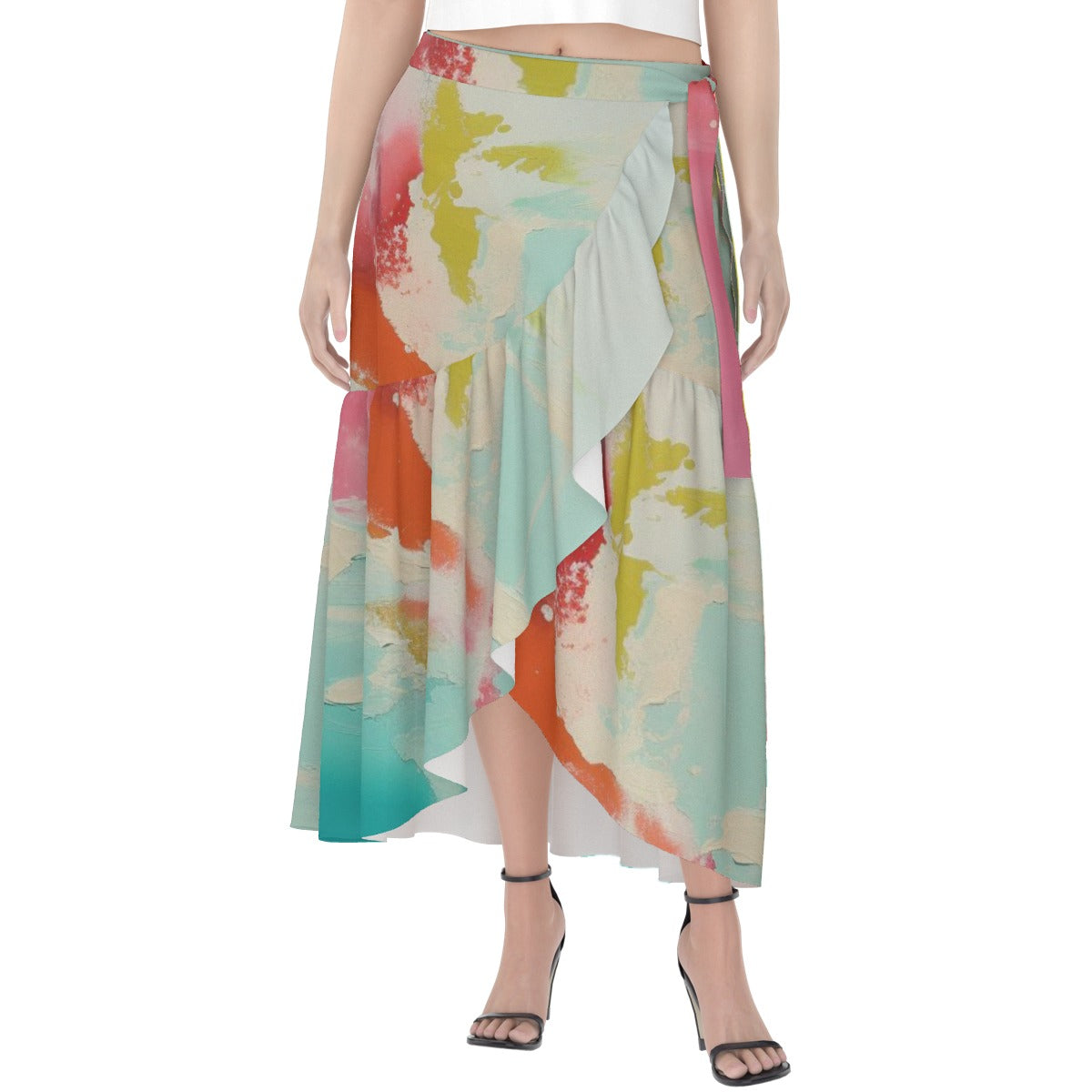 All-Over Print Women's Wrap Skirt