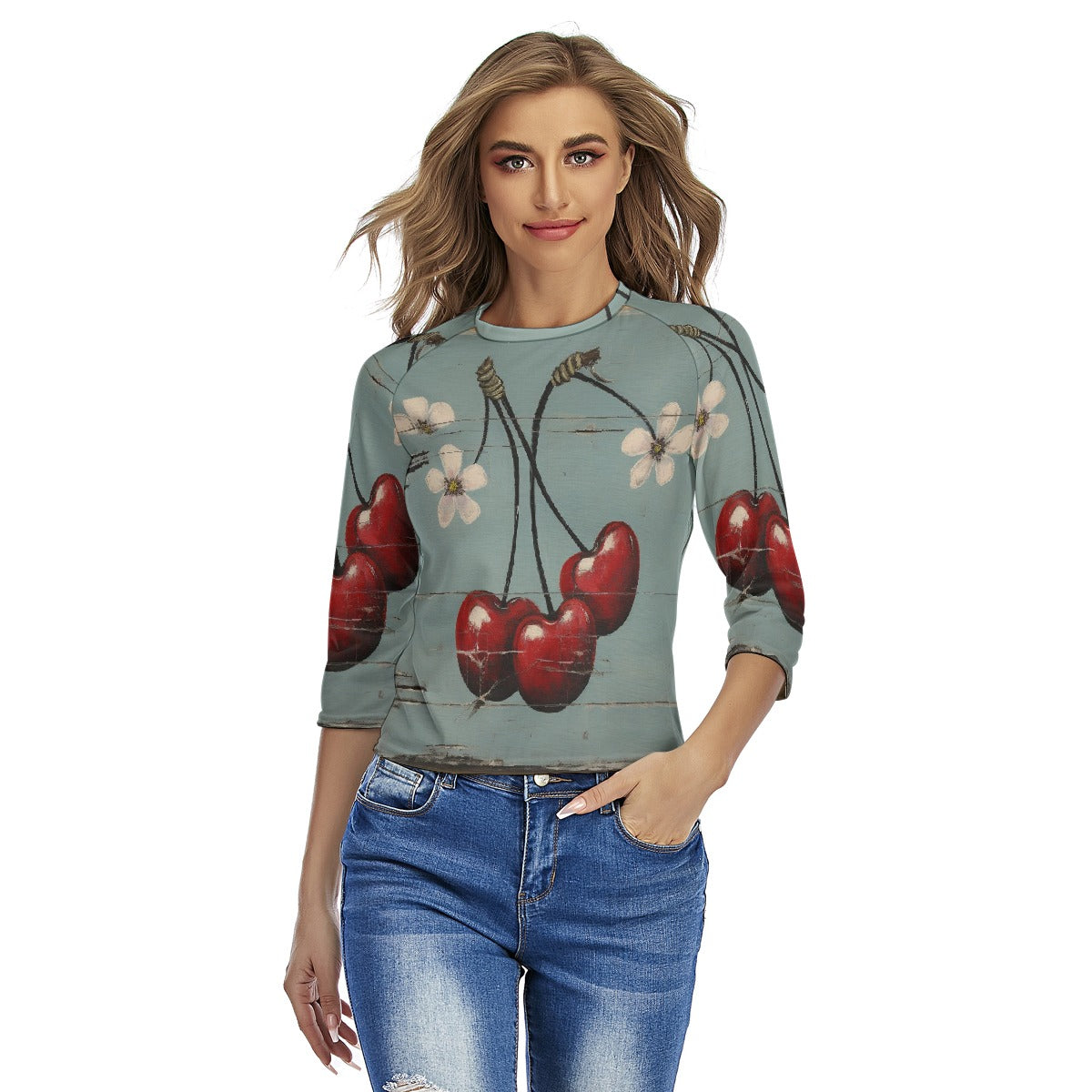 All-Over Print Women's Raglan Sleeves T-shirts