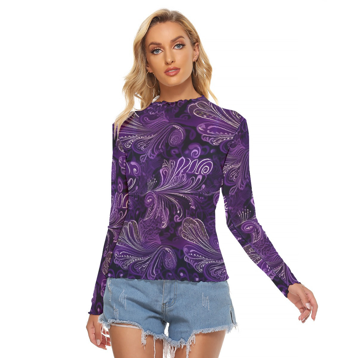 All-Over Print Women's Mesh T-shirt