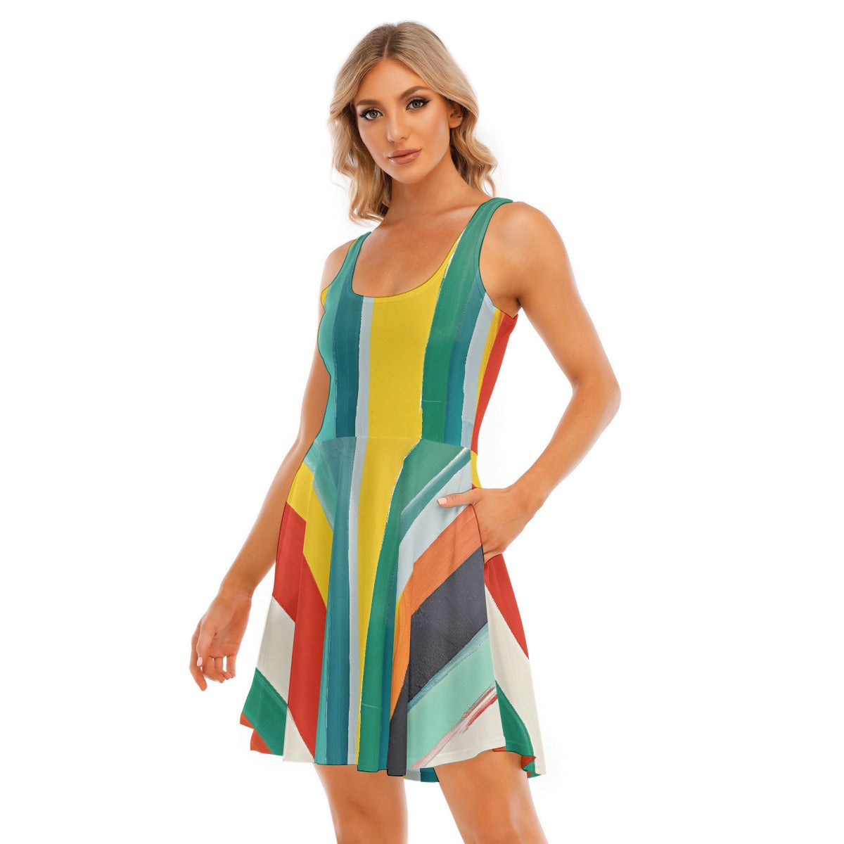 All-Over Print Women's Tank Vest Dress