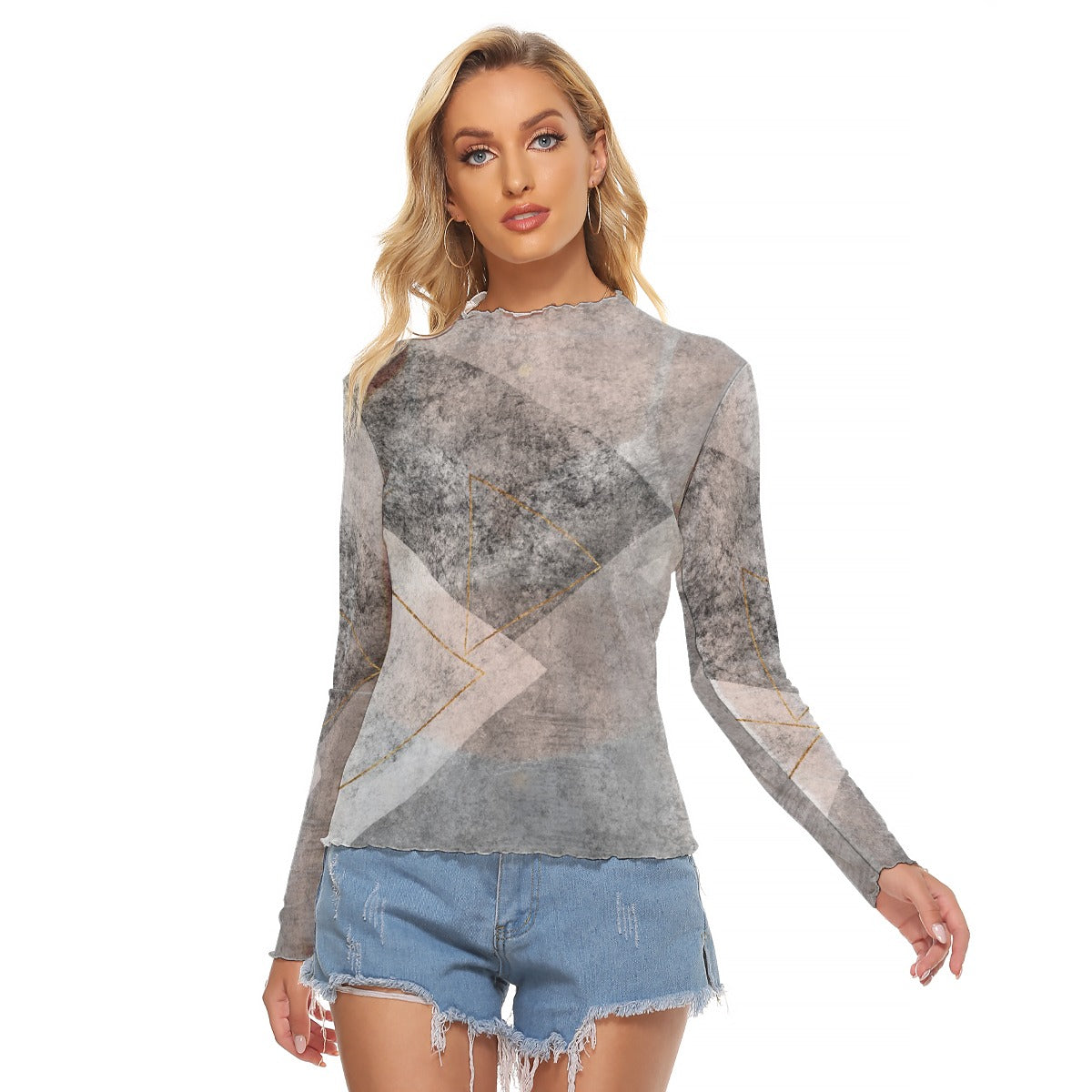 All-Over Print Women's Mesh T-shirt