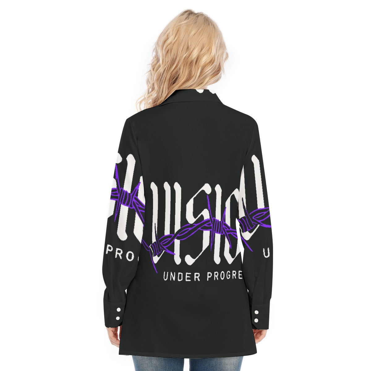 All-Over Print Women's Long Shirt