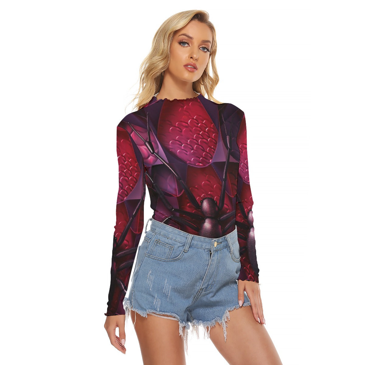 All-Over Print Women's Mesh T-shirt