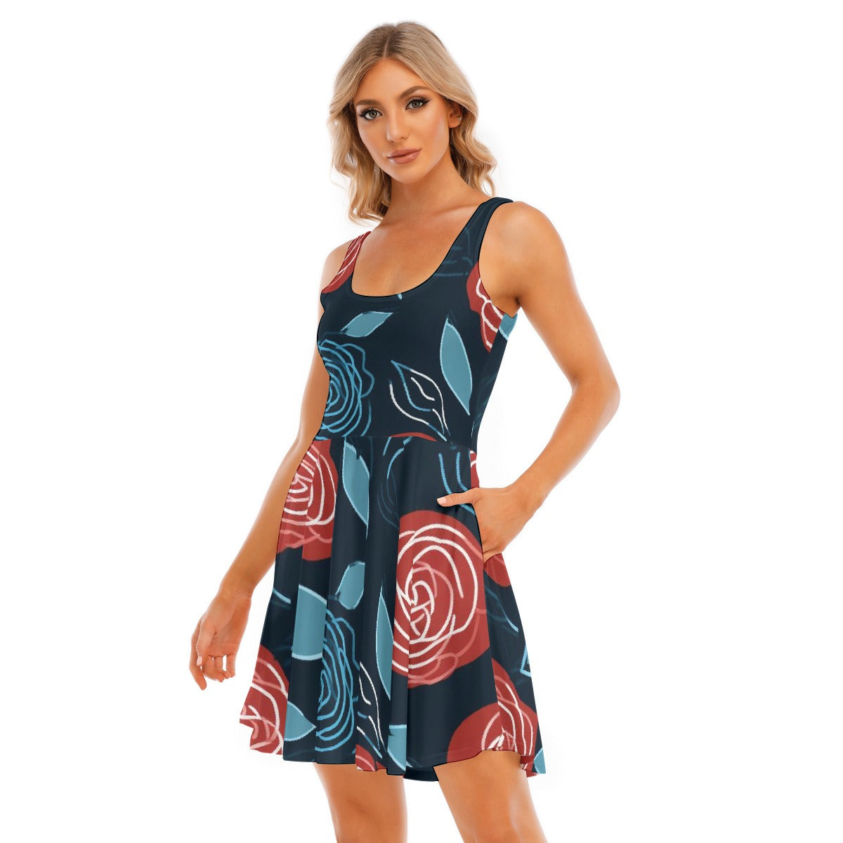 All-Over Print Women's Tank Vest Dress