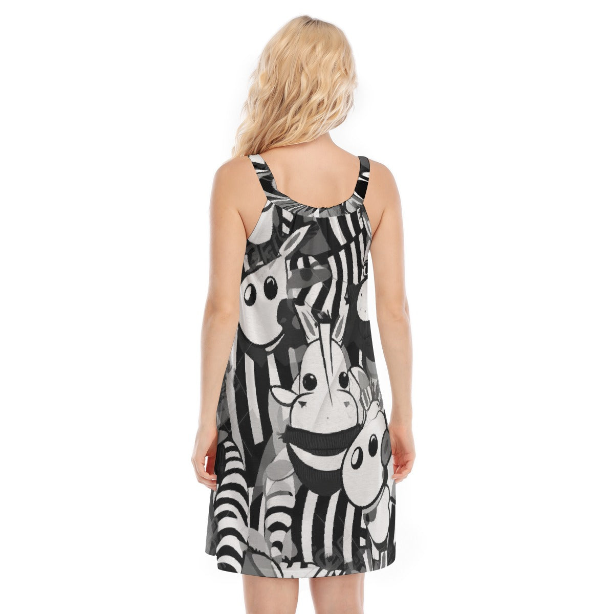 All-Over Print Women's Sleeveless Cami Dress