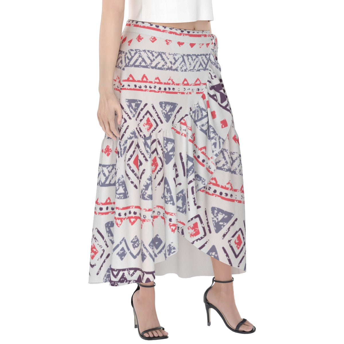 All-Over Print Women's Wrap Skirt