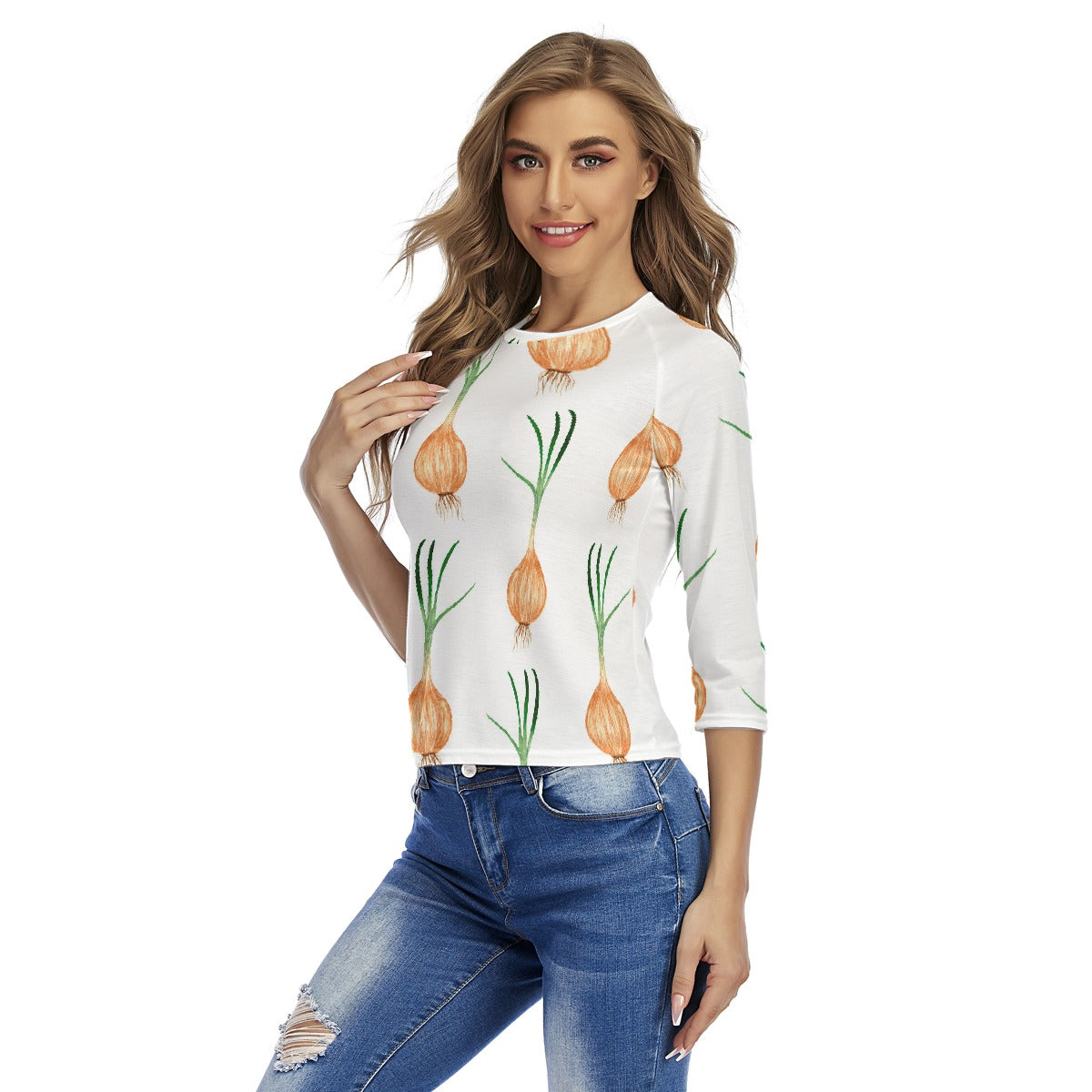 All-Over Print Women's Raglan Sleeves T-shirts