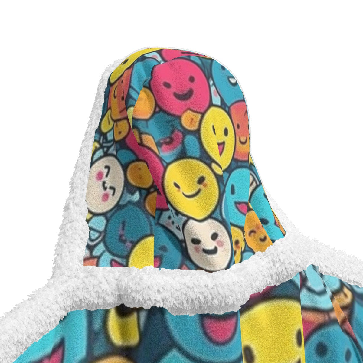 All-Over Print Unisex Wearable Hooded Blanket