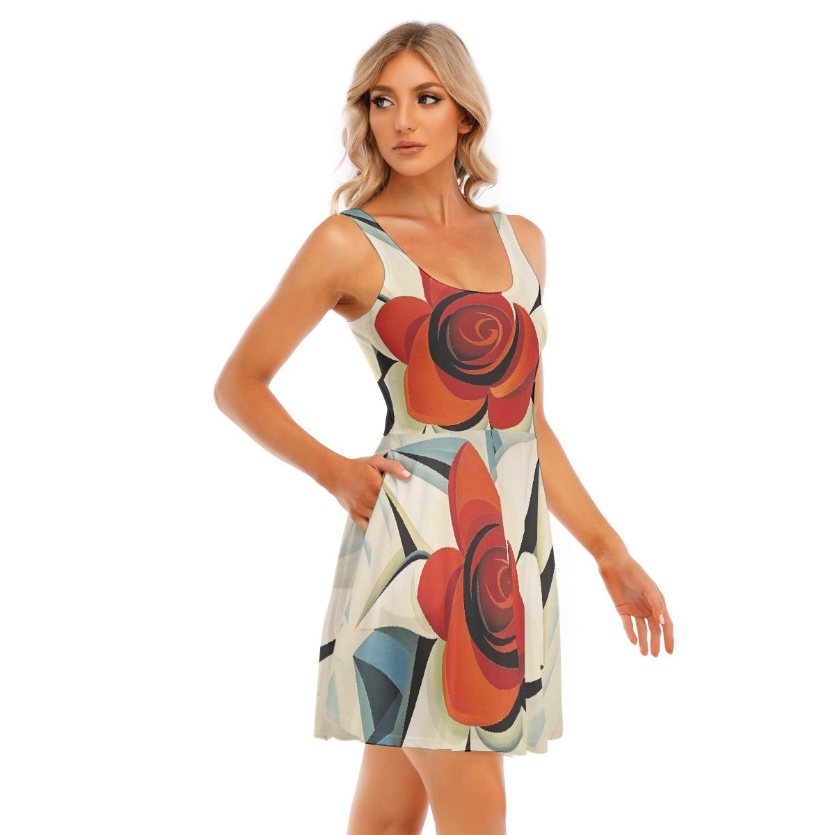 All-Over Print Women's Tank Vest Dress