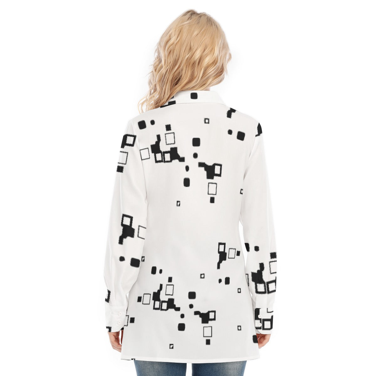 All-Over Print Women's Long Shirt