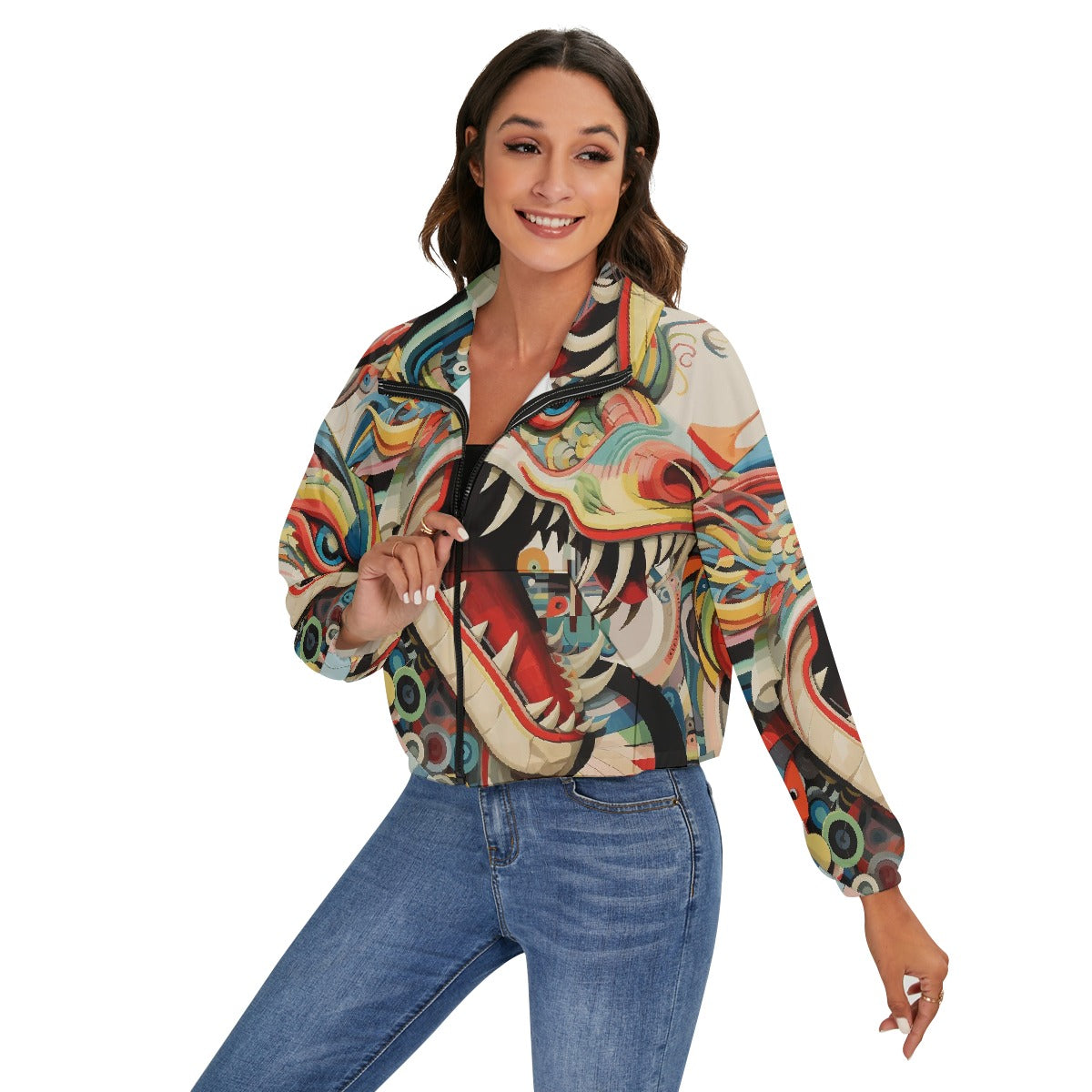 All-Over Print Women's Zip Jacket