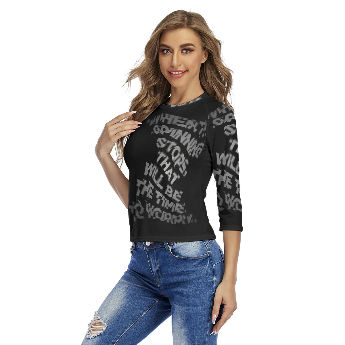 All-Over Print Women's Raglan Sleeves T-shirts