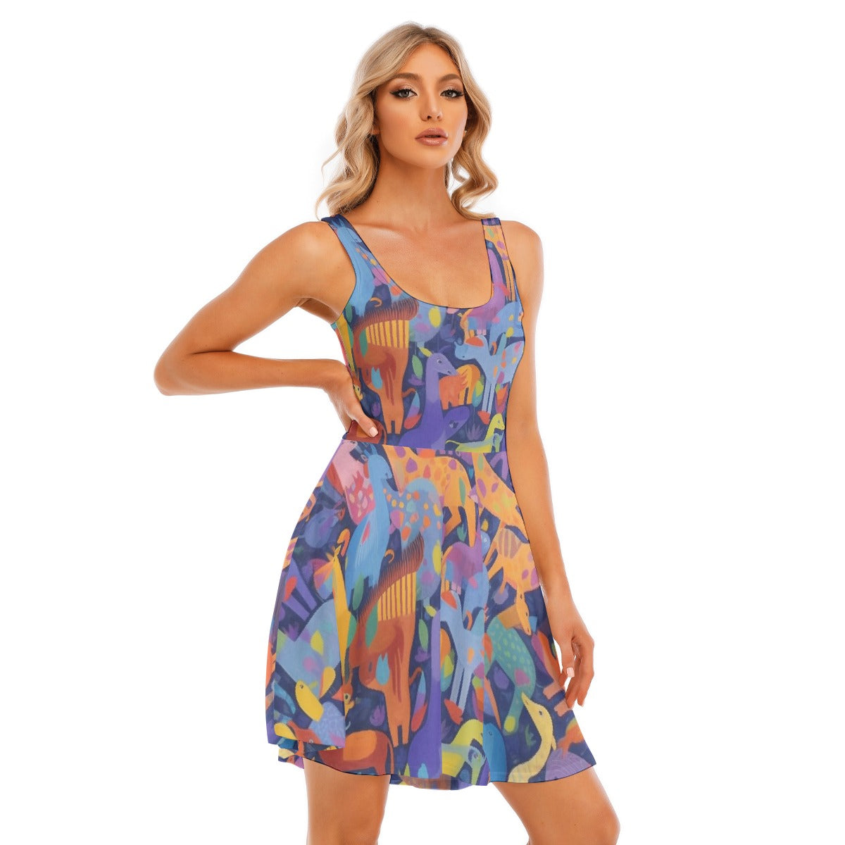 All-Over Print Women's Tank Vest Dress