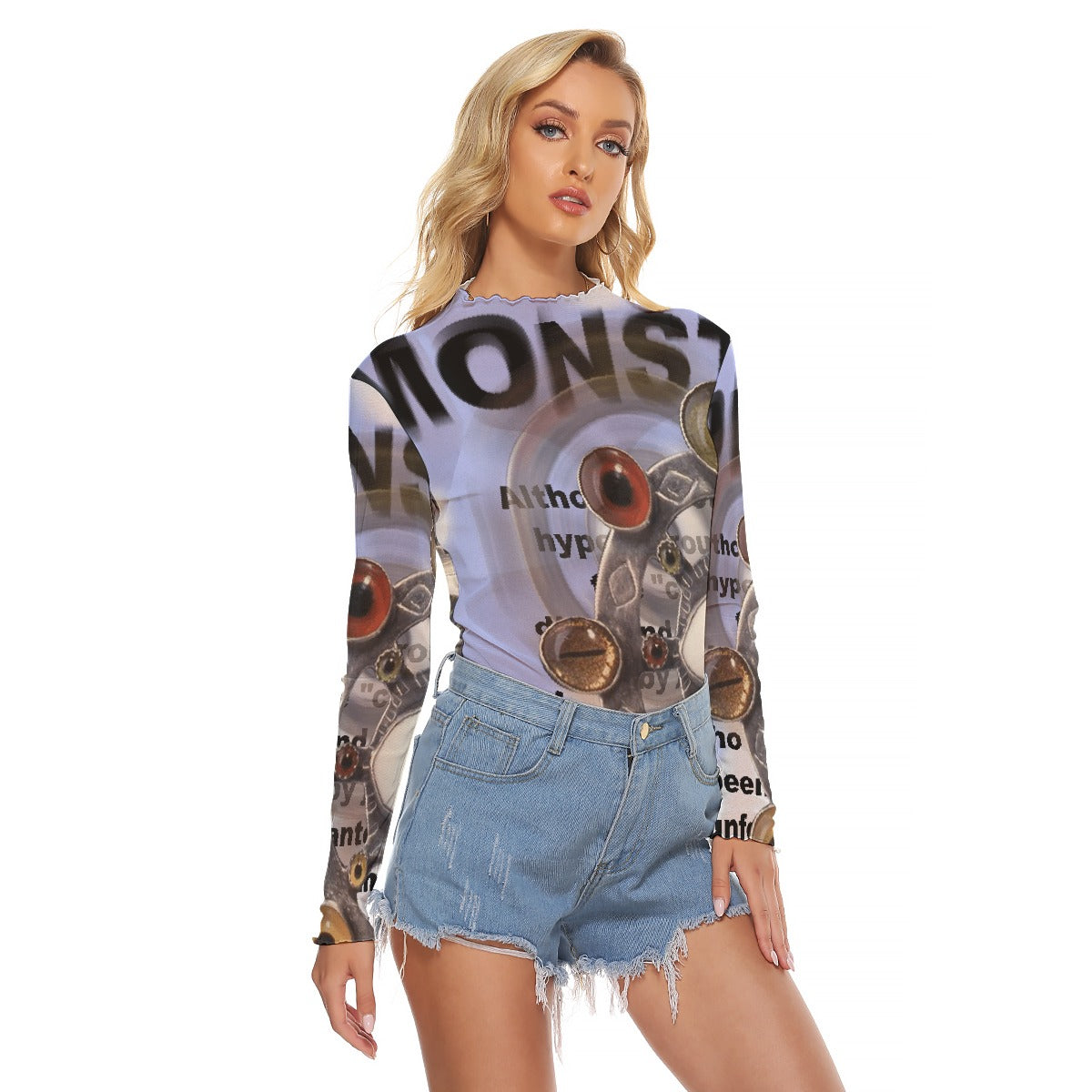 All-Over Print Women's Mesh T-shirt