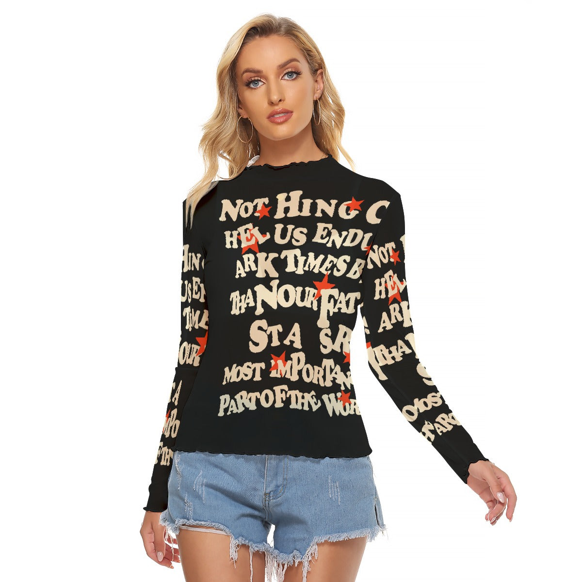 All-Over Print Women's Mesh T-shirt