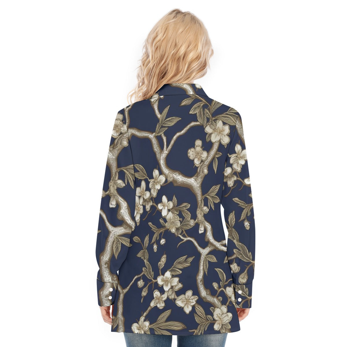 All-Over Print Women's Long Shirt