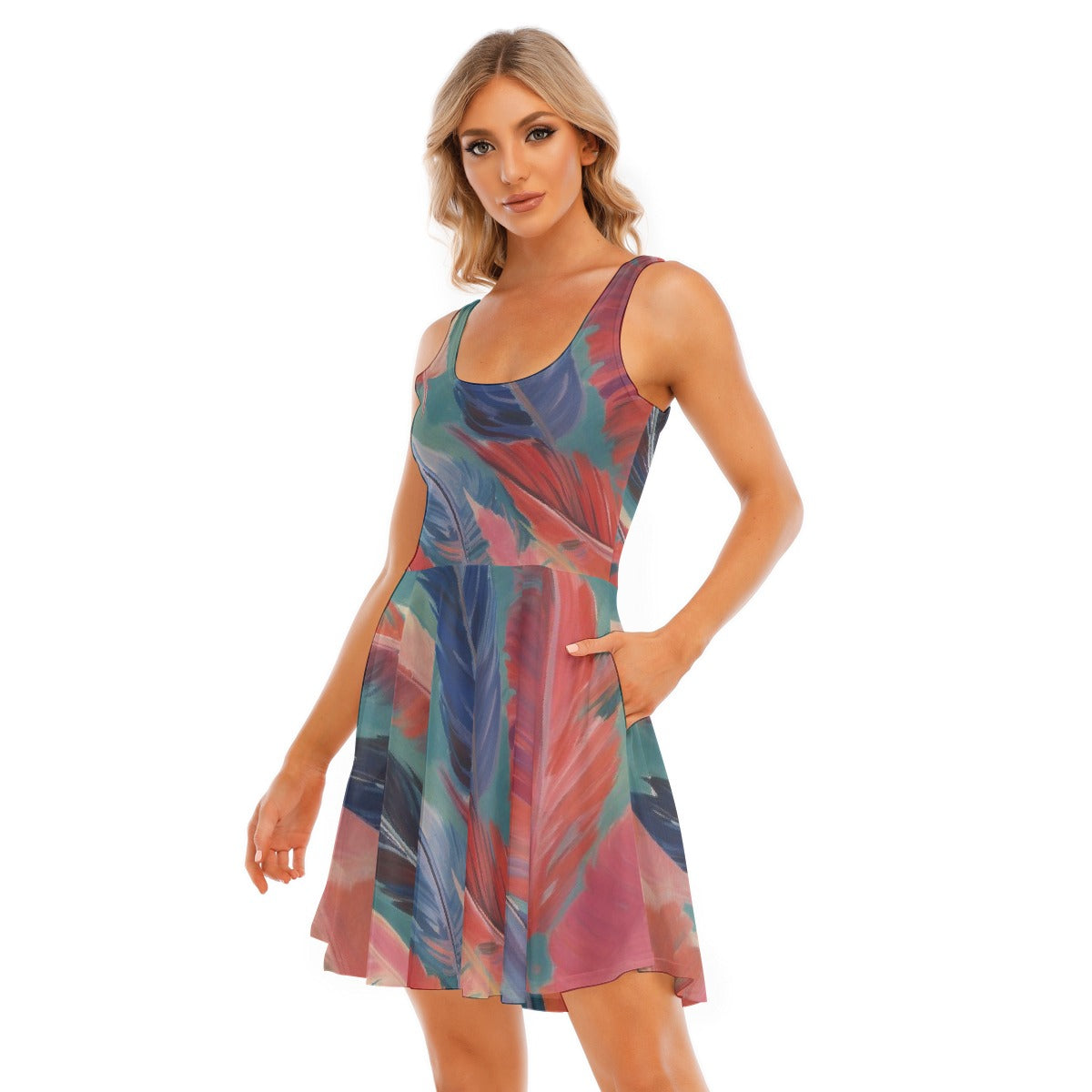 All-Over Print Women's Tank Vest Dress