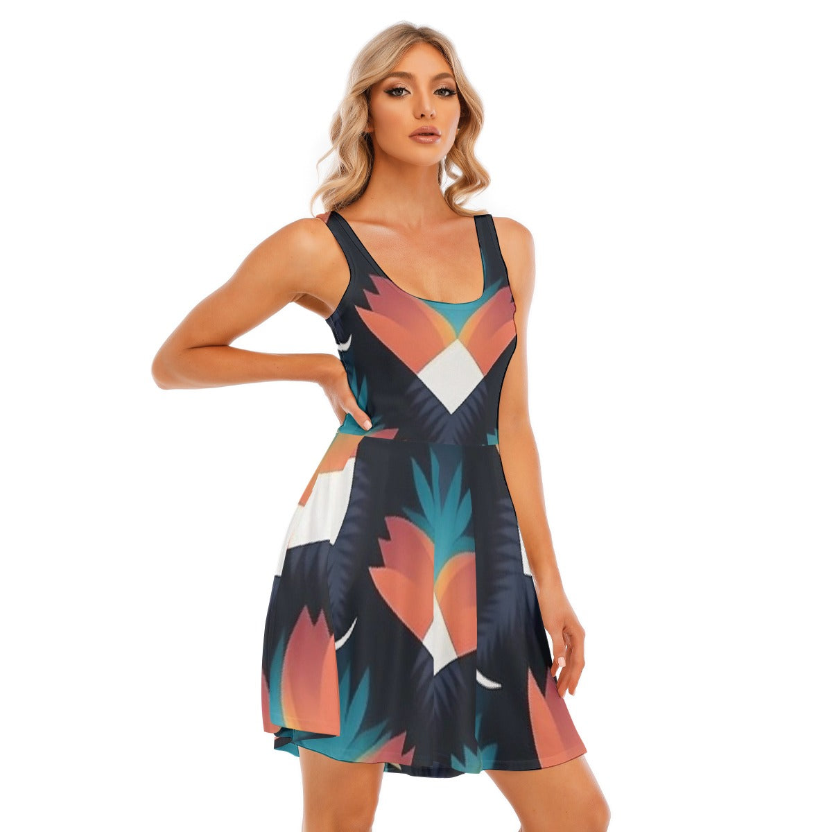 All-Over Print Women's Tank Vest Dress