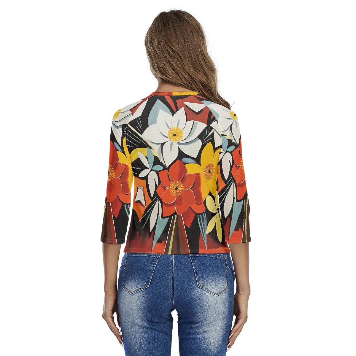 All-Over Print Women's Raglan Sleeves T-shirts