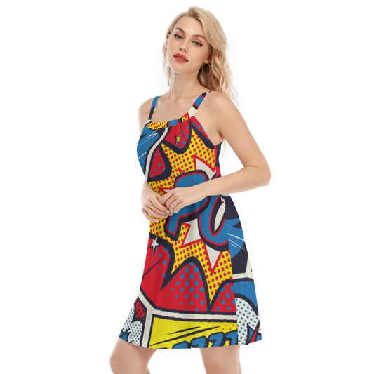 All-Over Print Women's Sleeveless Cami Dress