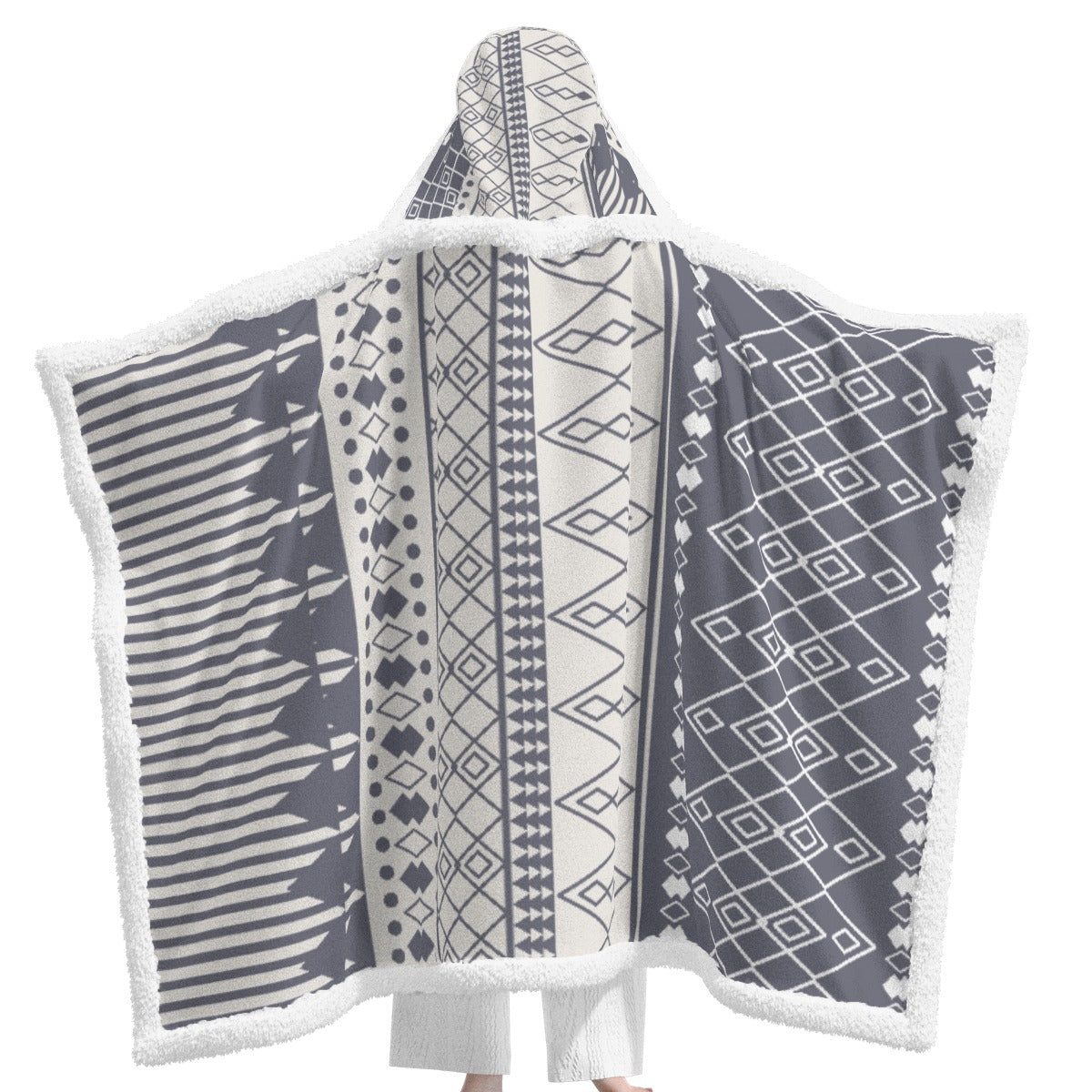 All-Over Print Unisex Wearable Hooded Blanket