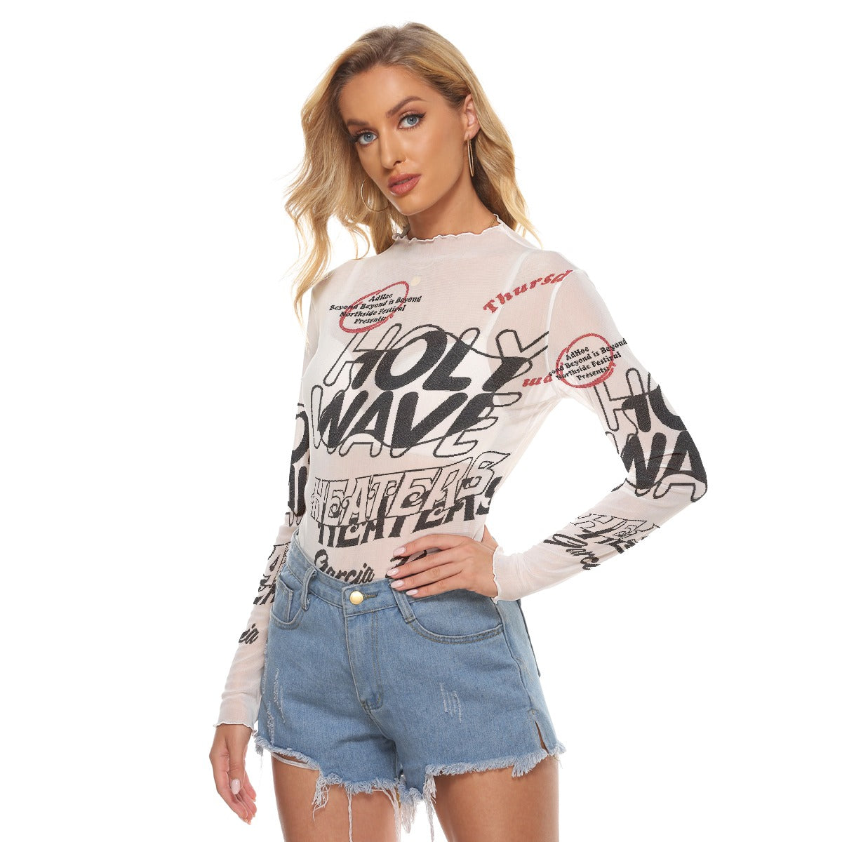 All-Over Print Women's Mesh T-shirt