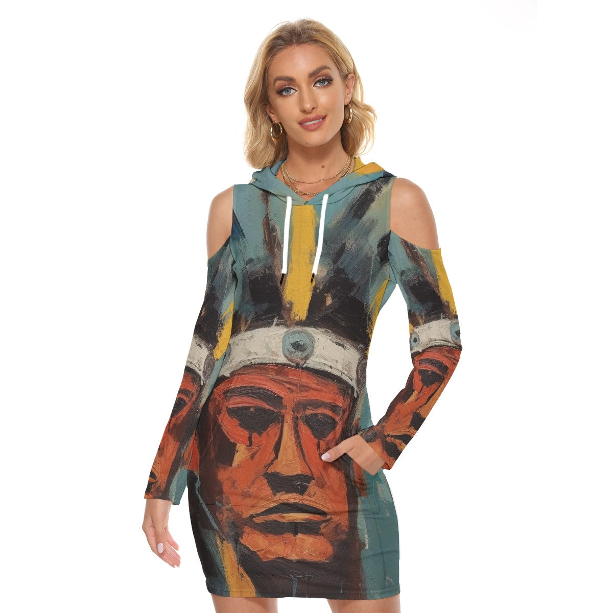 All-Over Print Women's Tight Dress