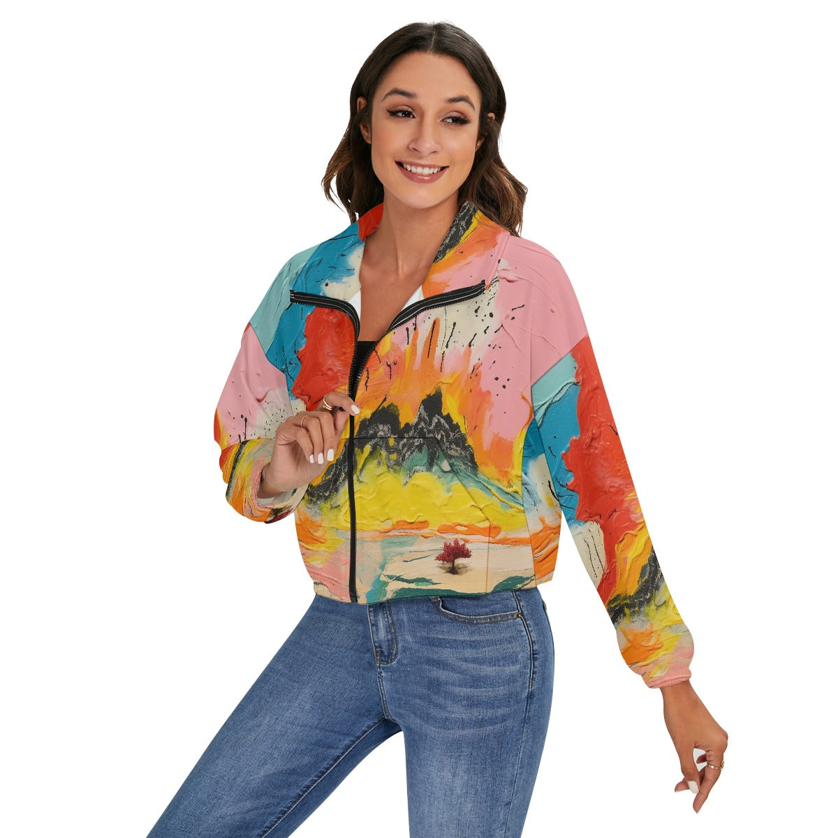 All-Over Print Women's Zip Jacket