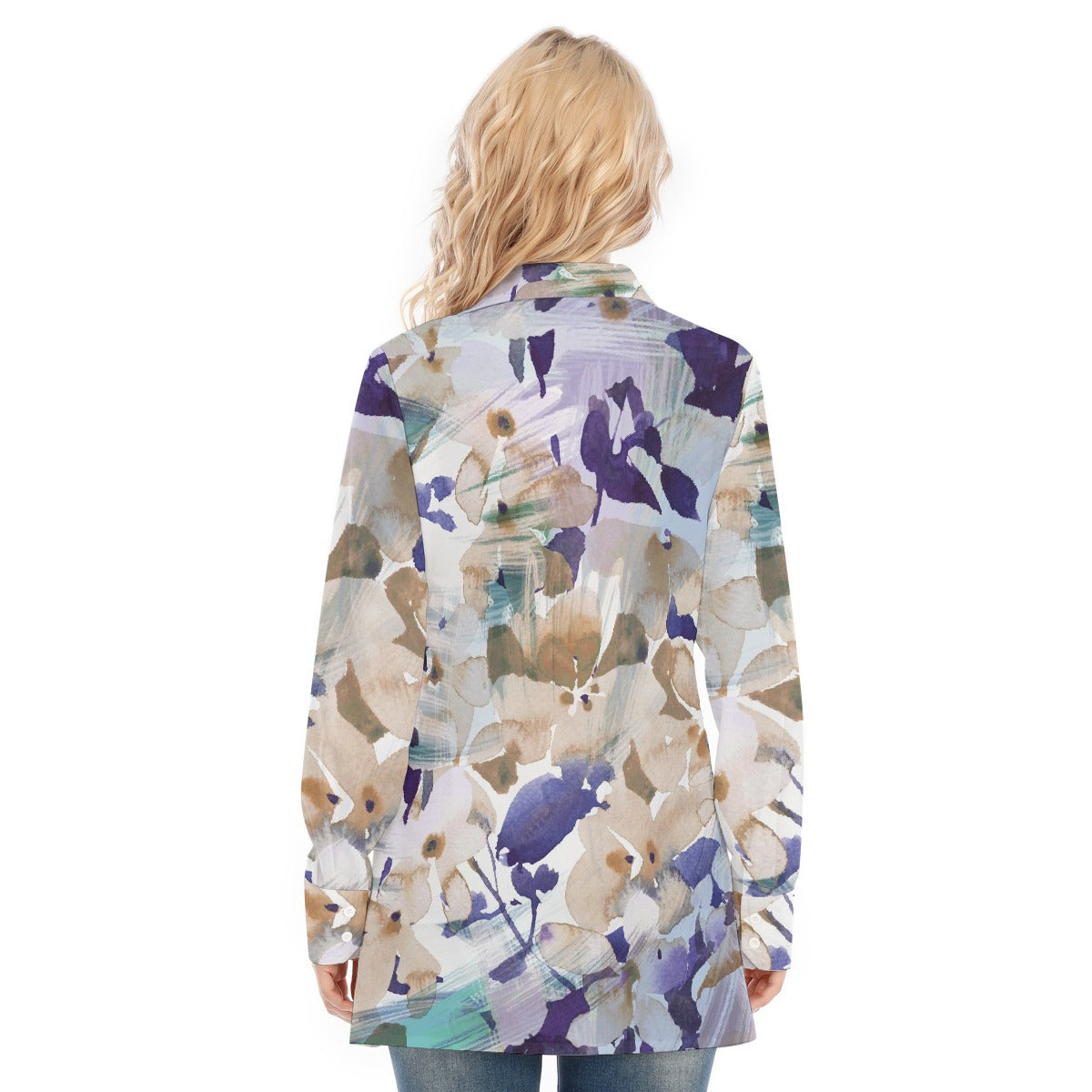 All-Over Print Women's Long Shirt