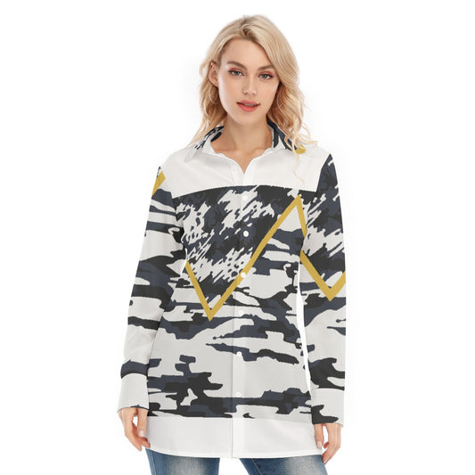 All-Over Print Women's Long Shirt