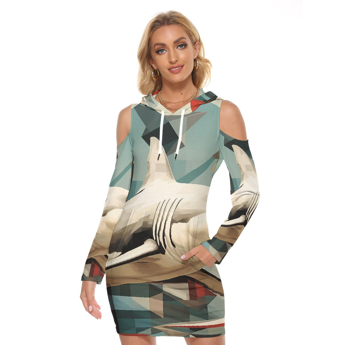 All-Over Print Women's Tight Dress