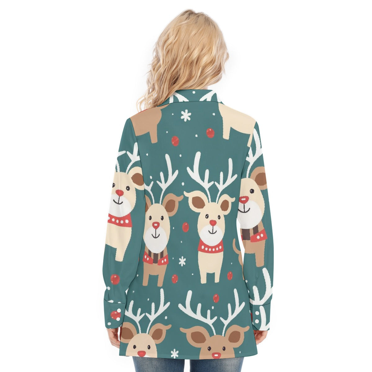 All-Over Print Women's Long Shirt