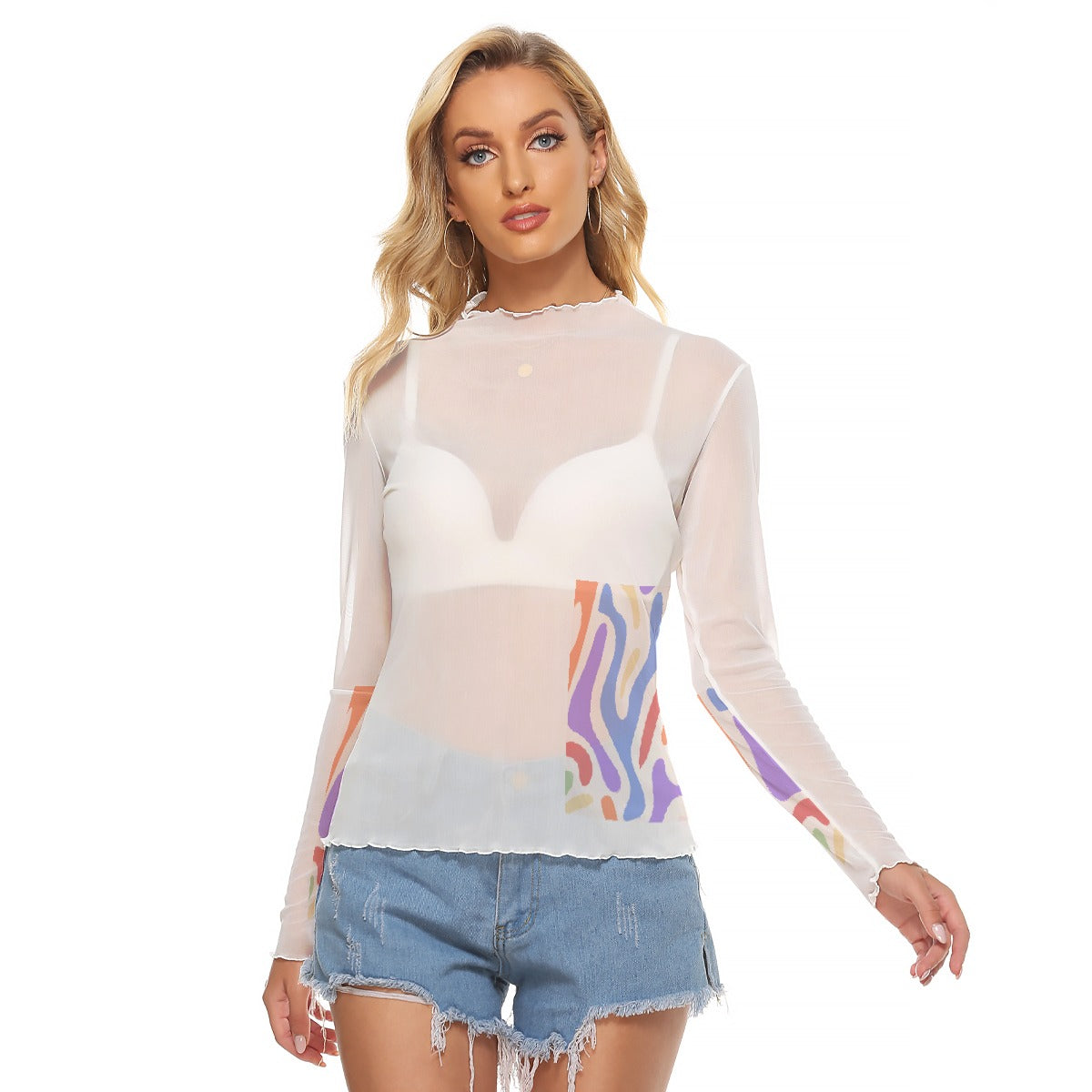 All-Over Print Women's Mesh T-shirt