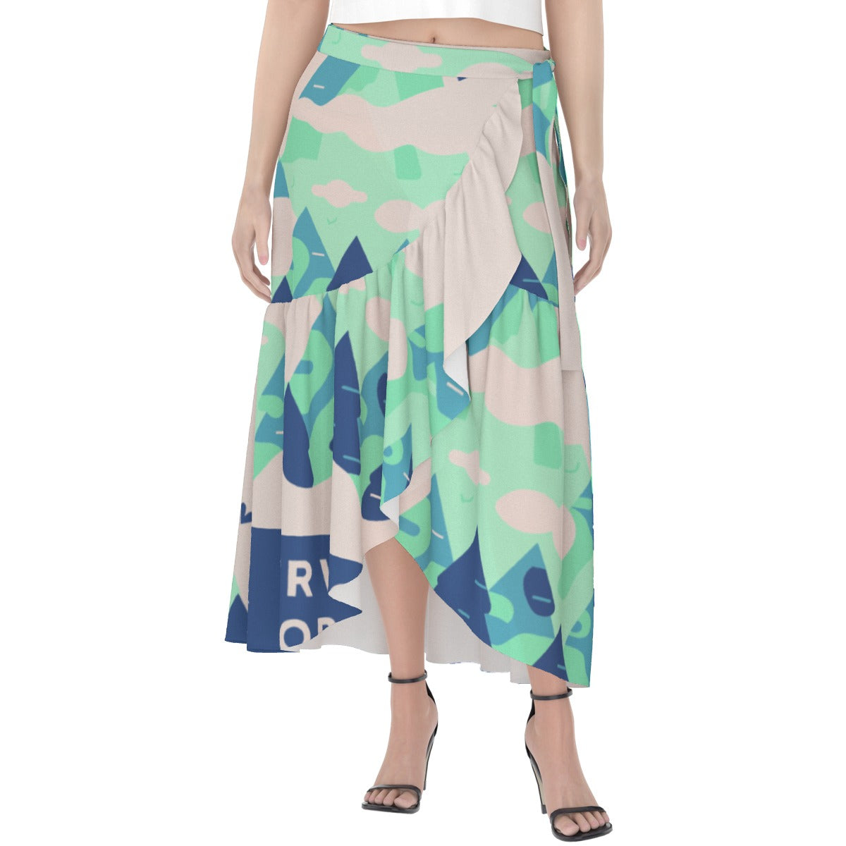 All-Over Print Women's Wrap Skirt