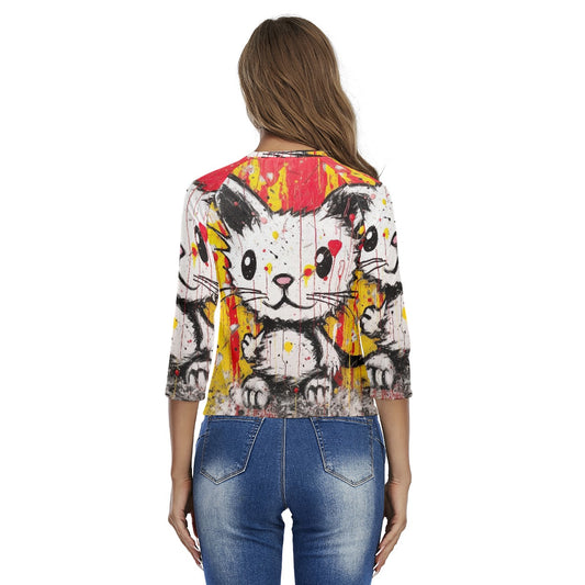 All-Over Print Women's Raglan Sleeves T-shirts