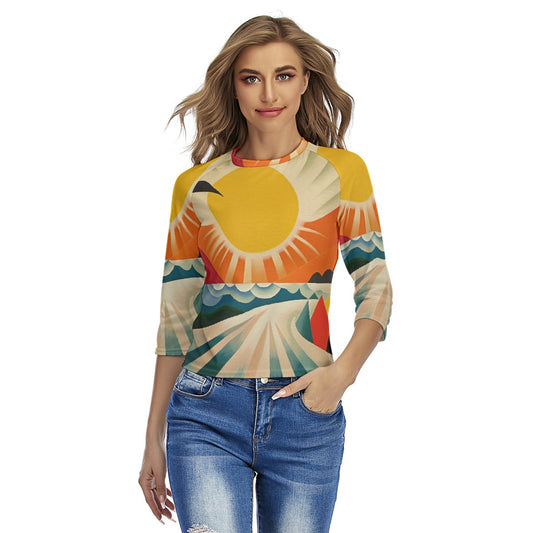 All-Over Print Women's Raglan Sleeves T-shirts