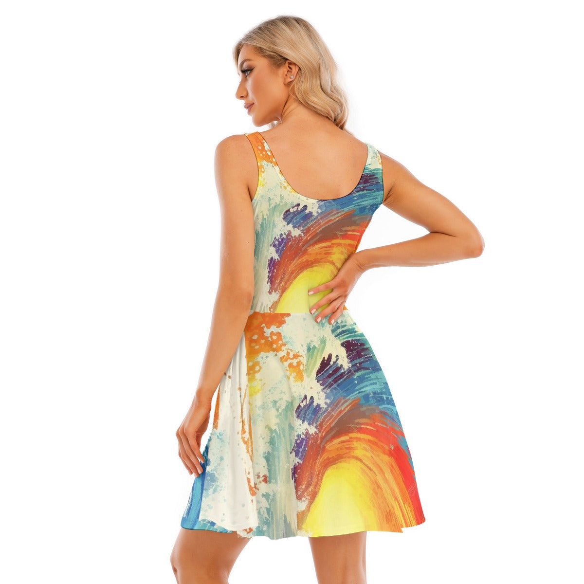 All-Over Print Women's Tank Vest Dress