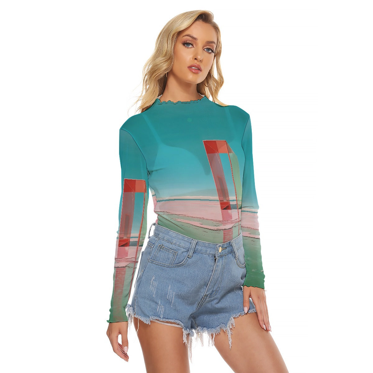 All-Over Print Women's Mesh T-shirt