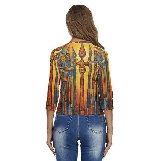 All-Over Print Women's Raglan Sleeves T-shirts