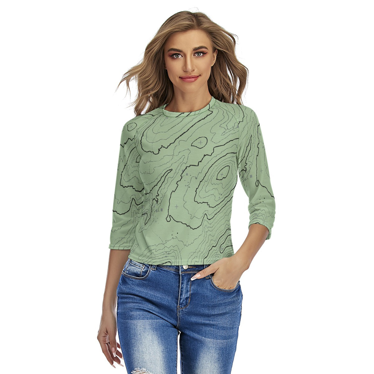 All-Over Print Women's Raglan Sleeves T-shirts