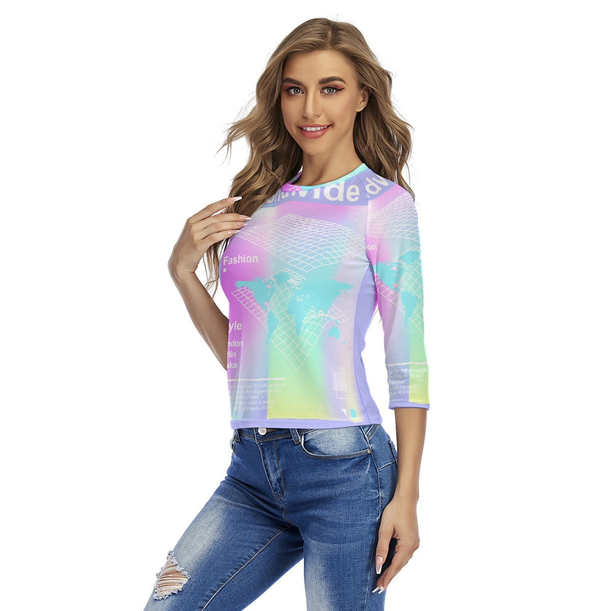 All-Over Print Women's Raglan Sleeves T-shirts