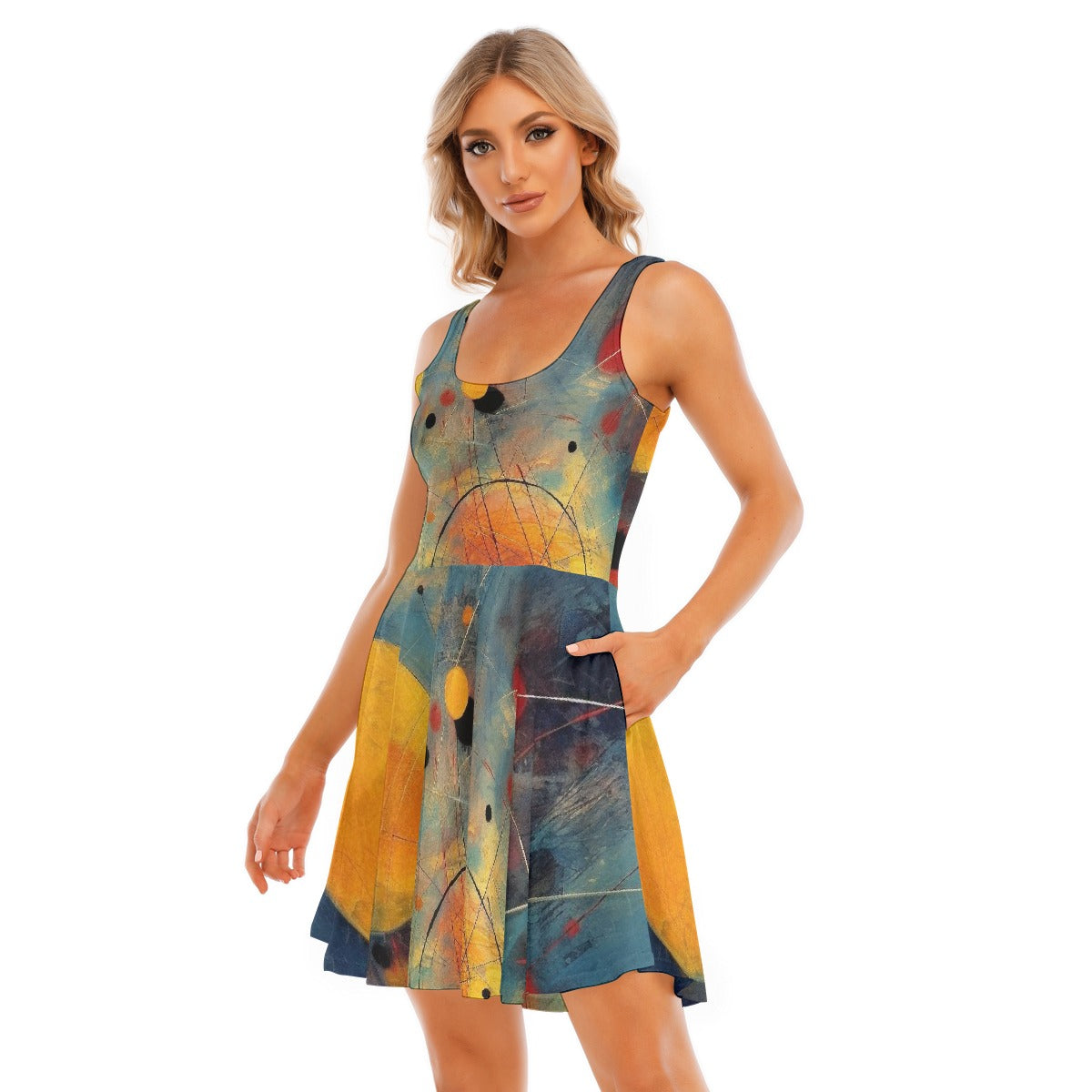 All-Over Print Women's Tank Vest Dress