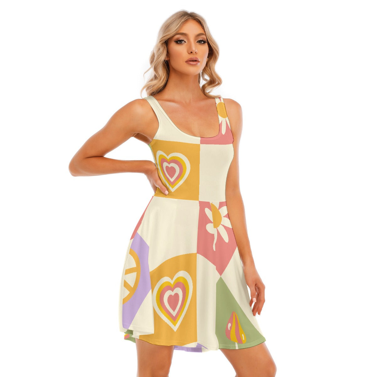 All-Over Print Women's Tank Vest Dress