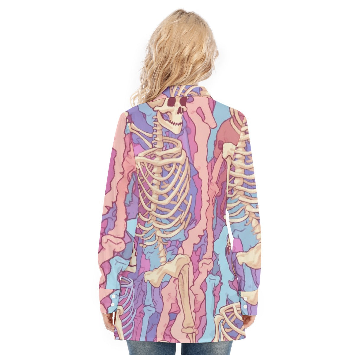 All-Over Print Women's Long Shirt