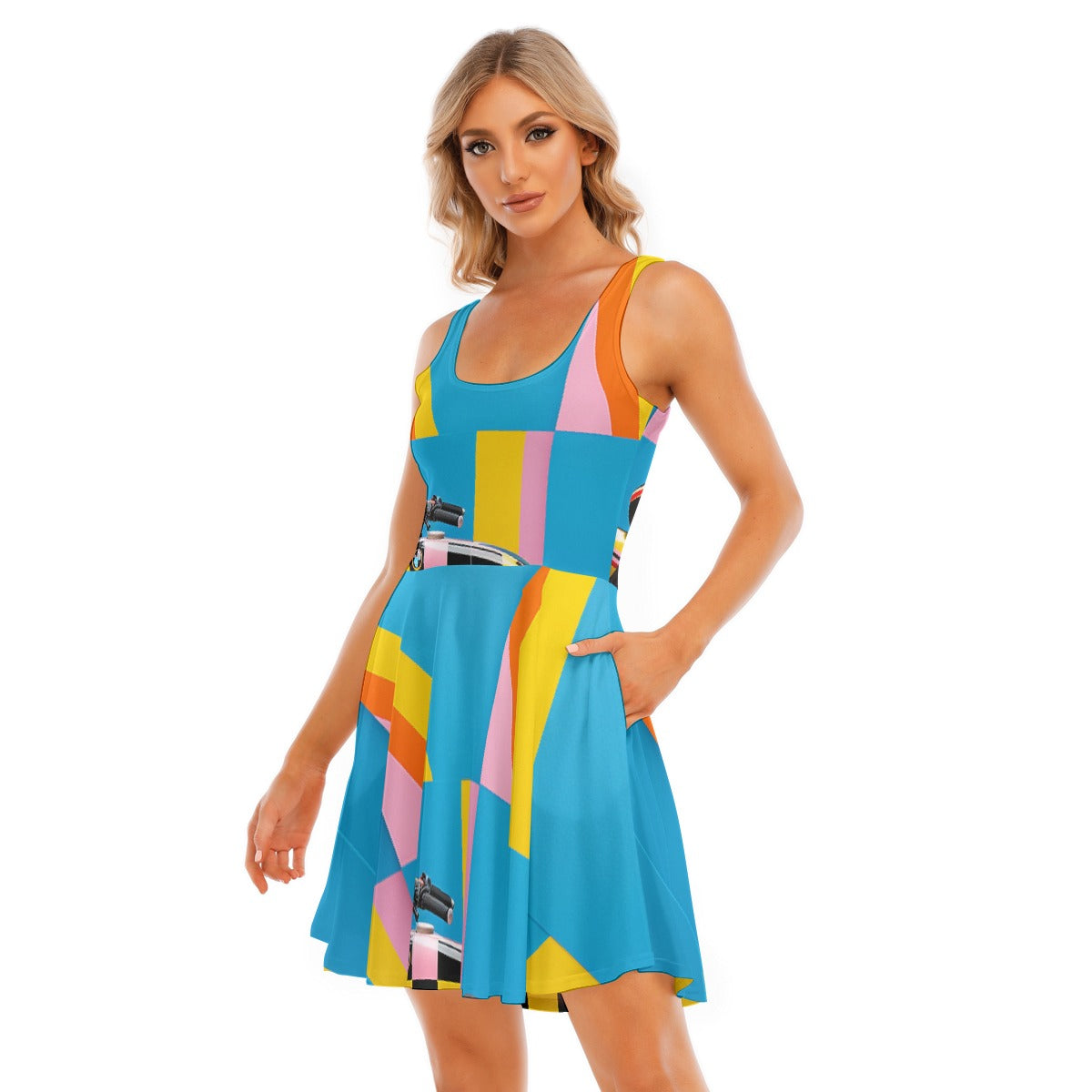 All-Over Print Women's Tank Vest Dress