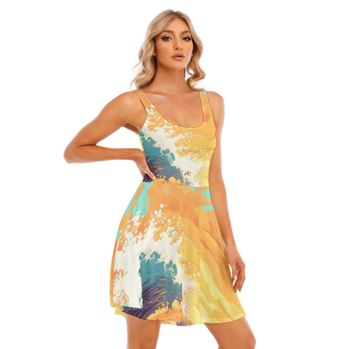 All-Over Print Women's Tank Vest Dress