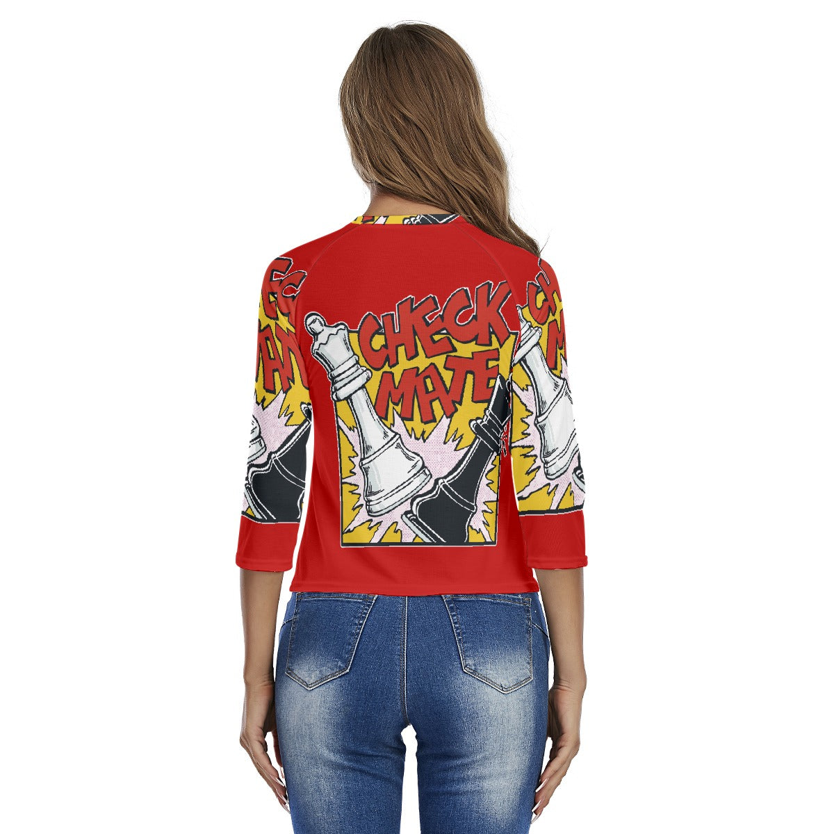 All-Over Print Women's Raglan Sleeves T-shirts