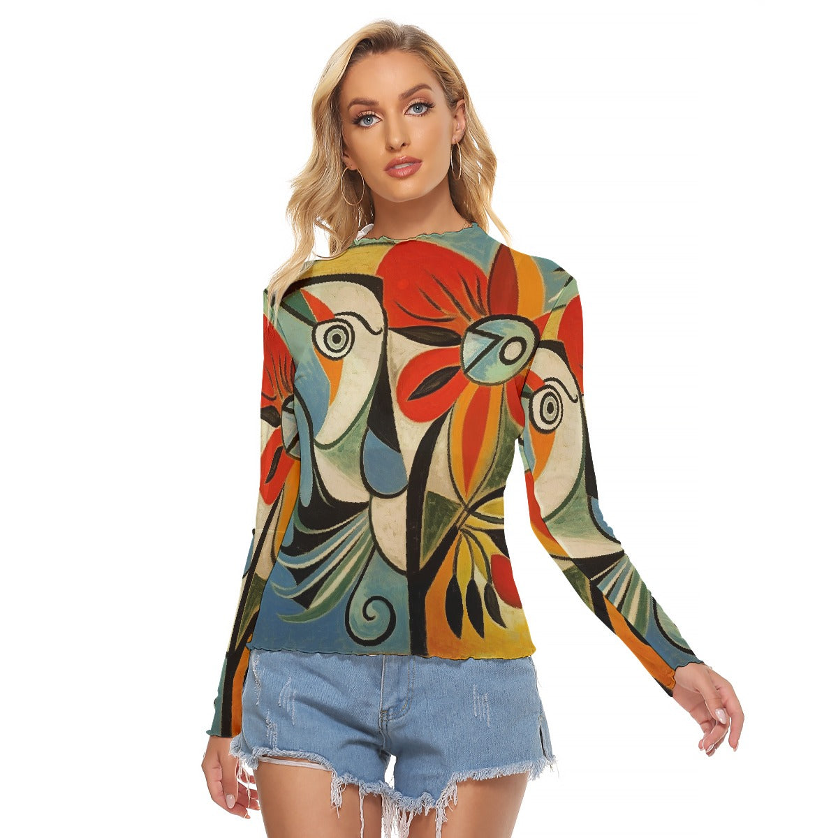 All-Over Print Women's Mesh T-shirt